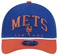 New Era Mets 9FORTY MC A-Frame Arch Cap - Men's