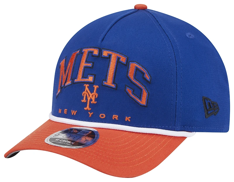 New Era Mets 9FORTY MC A-Frame Arch Cap - Men's