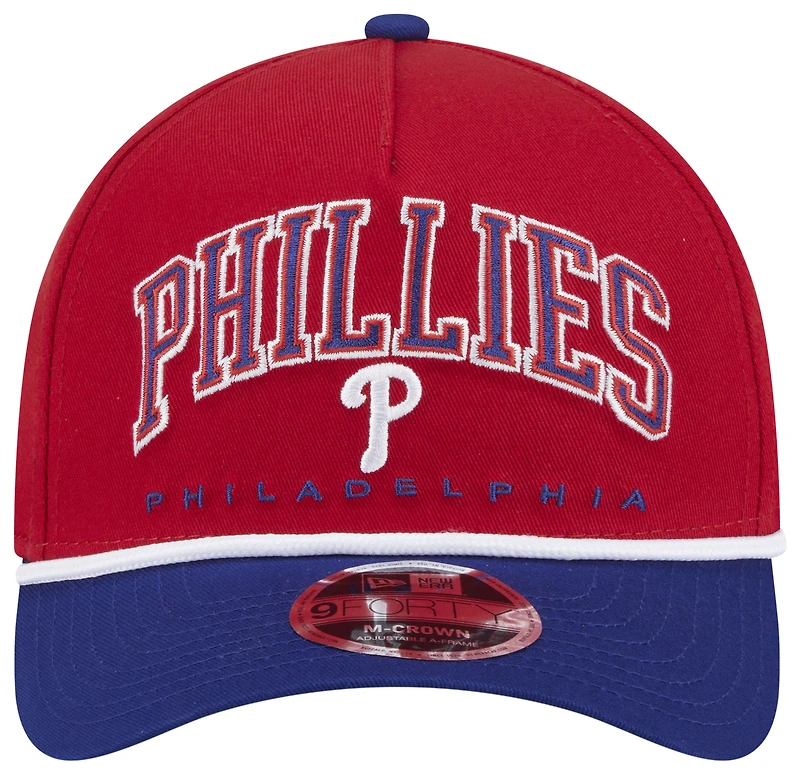 New Era Phillies 9FORTY MC A-Frame Arch Cap - Men's