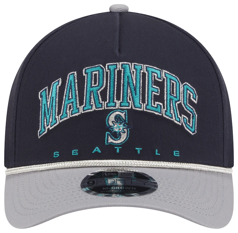 New Era Mariners 9FORTY MC A-Frame Arch Cap - Men's