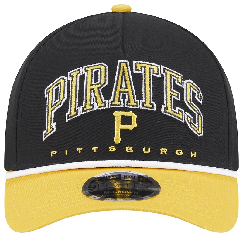 New Era Pirates 9FORTY MC A-Frame Arch Cap - Men's