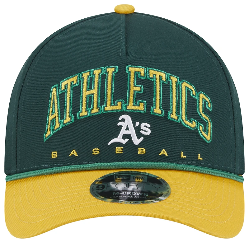 New Era A's 9FORTY MC A-Frame Arch Cap - Men's