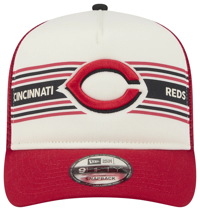 New Era Reds 9FIFTY A-Frame Banner Cap - Men's