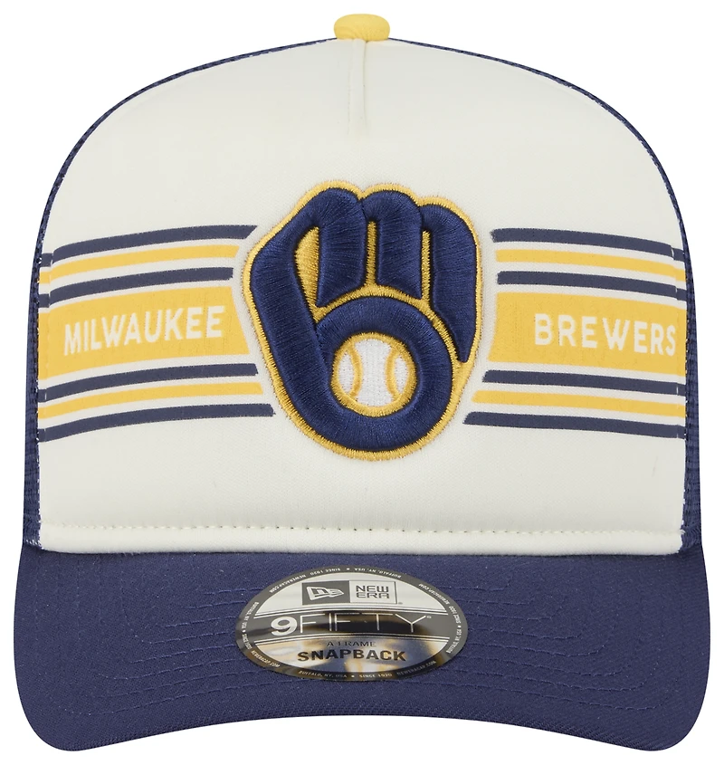New Era Brewers 9FIFTY A-Frame Banner Cap - Men's