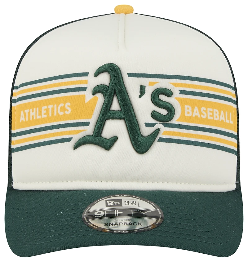 New Era A's 9FIFTY A-Frame Banner Cap - Men's