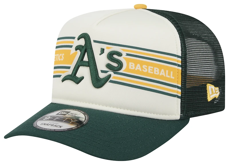 New Era A's 9FIFTY A-Frame Banner Cap - Men's