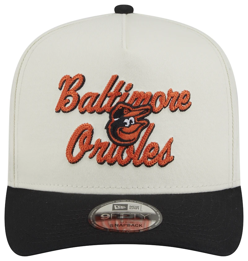 New Era Orioles 9FIFTY A-Frame Chainstitch Cap - Men's