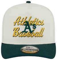 New Era A's 9FIFTY A-Frame Chainstitch Cap - Men's