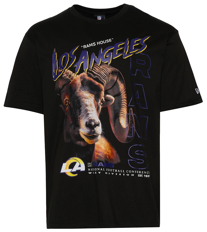 New Era Rams 3065 OVS T-Shirt - Men's