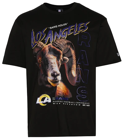 New Era Rams 3065 OVS T-Shirt - Men's
