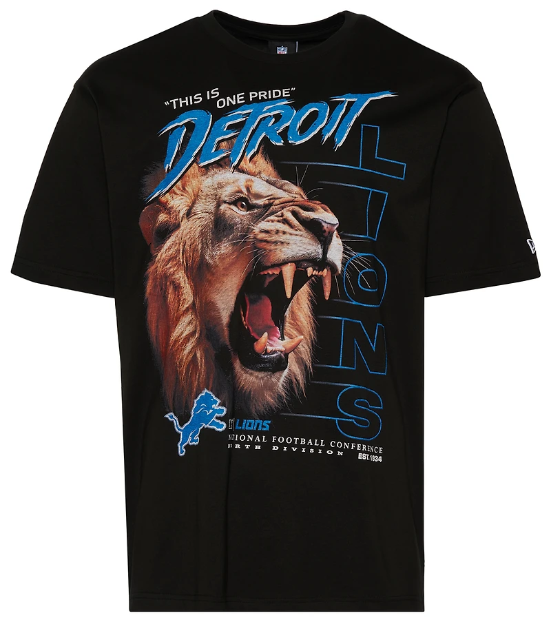New Era Lions 3065 OVS T Shirt - Men's