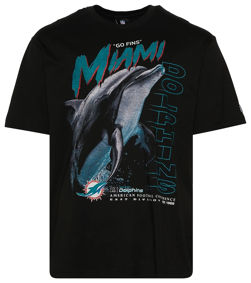 New Era Dolphins 3065 OVS T-Shirt - Men's