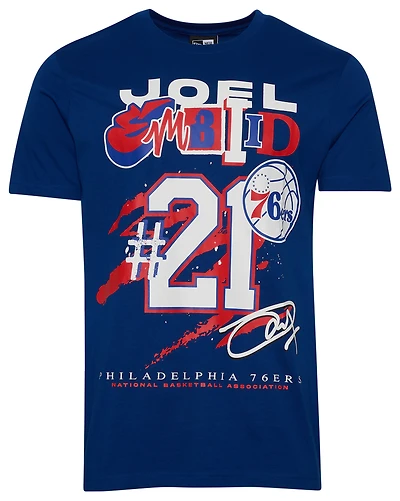 New Era 76ers Joel Embiid Oversize T-Shirt - Men's
