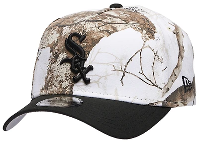 New Era White Sox 9FORTY A-Frame Snow Realtree Cap - Adult