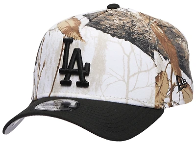 New Era Dodgers 9FORTY A-Frame Snow Realtree Cap - Adult