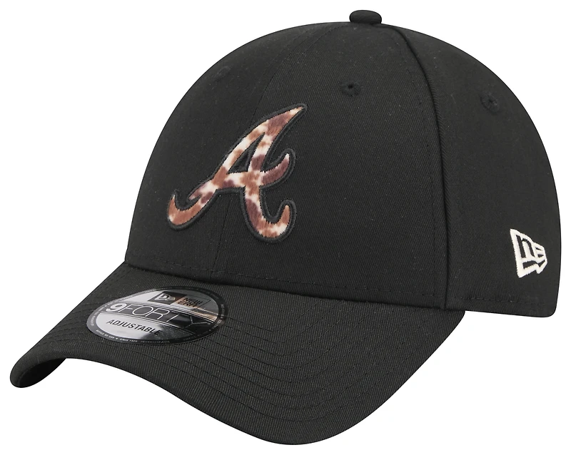 New Era Braves 9FORTY Faux Pony Infill Cap - Men's