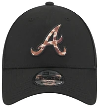 New Era Braves 9FORTY Faux Pony Infill Cap - Men's