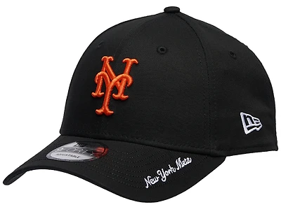 New Era Mets Visor Script 9FORTY Cap - Men's