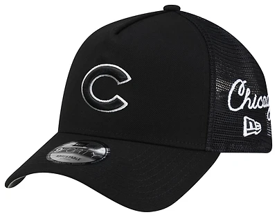 New Era Cubs 940AF Script Trucker Cap - Adult