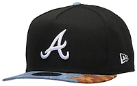New Era Braves 950AF RealTree Blue Cap - Men's