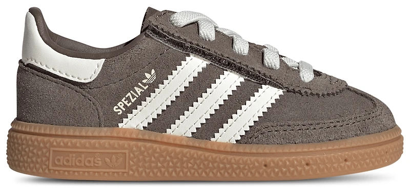 adidas Girls Handball Spezial - Girls' Toddler Shoes Earth Strata/Off White/Gum