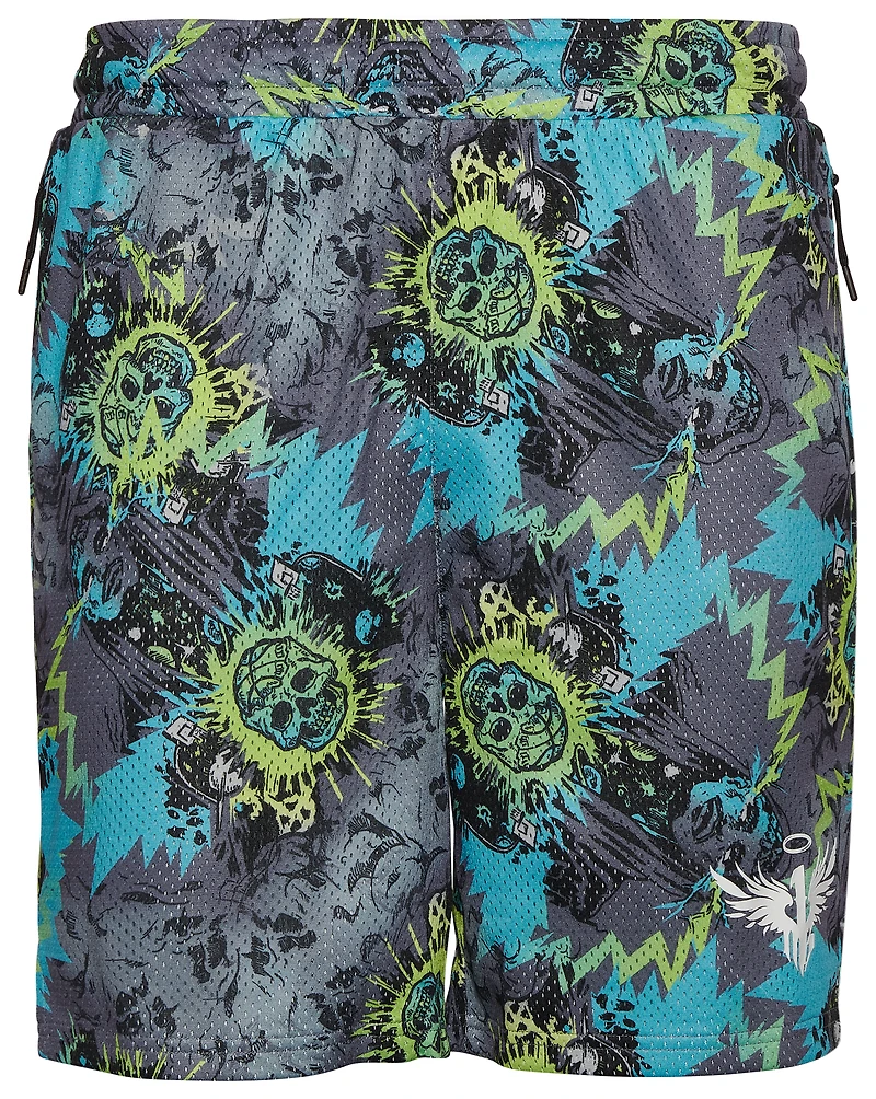 PUMA Melo Blue Hive Printed Shorts - Men's