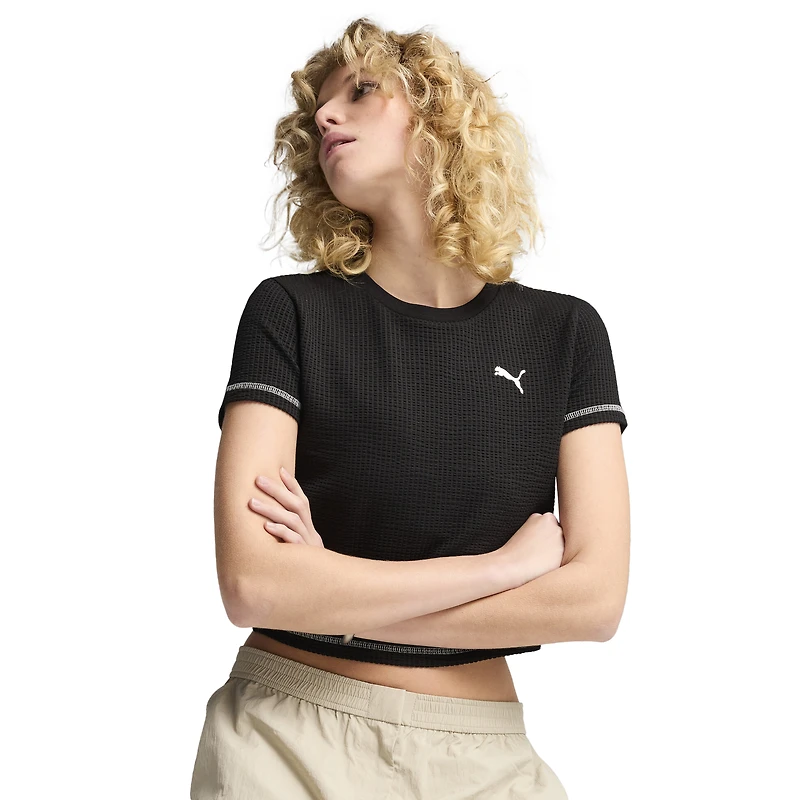 PUMA DARE TO TEXTURED BABY TEE - Women's