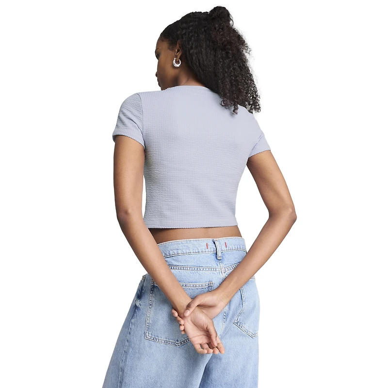 PUMA DARE TO TEXTURED BABY TEE - Women's