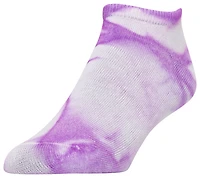 CSG 6 Pack Bright Tie-Dye No Show Socks