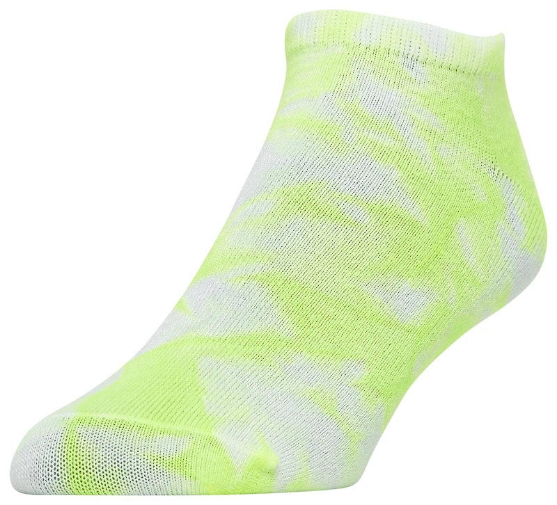 CSG 6 Pack Bright Tie-Dye No Show Socks