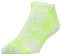 CSG 6 Pack Bright Tie-Dye No Show Socks