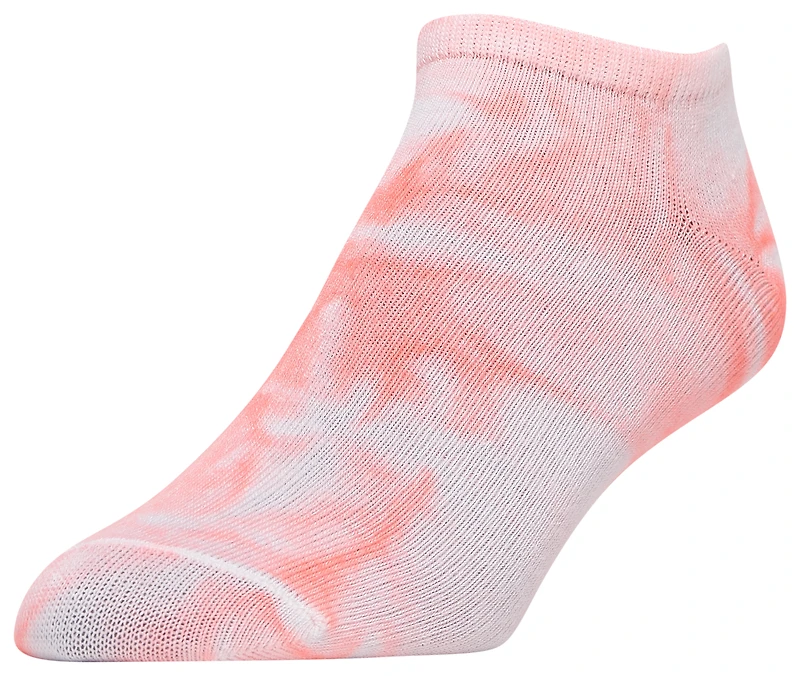 CSG 6 Pack Bright Tie-Dye No Show Socks