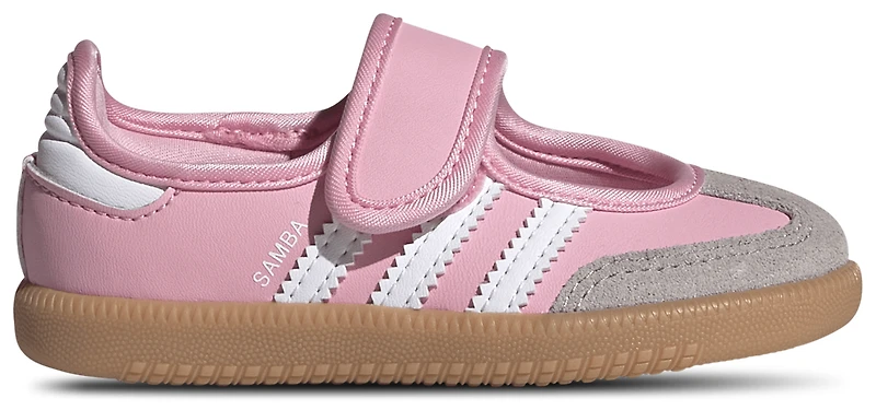adidas Girls Samba Jane - Girls' Toddler Shoes Pink/White