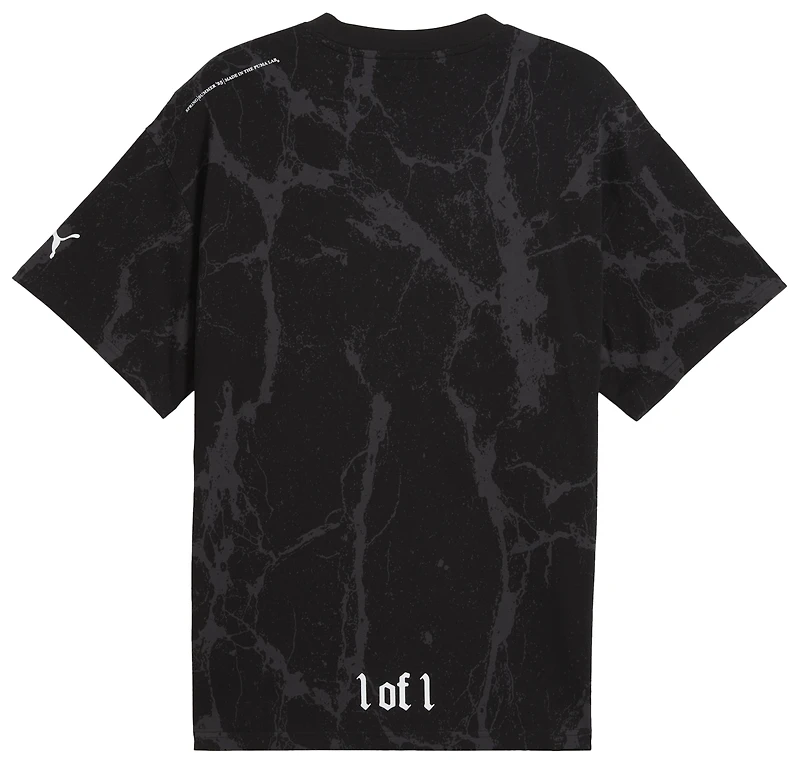 PUMA Melo LaFrance Written Chrome Marble T-Shirt - Men's