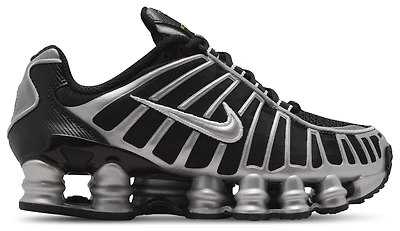 Nike Boys Shox TL - Boys' Grade School Running Shoes Black/Volt/Metallic Silver