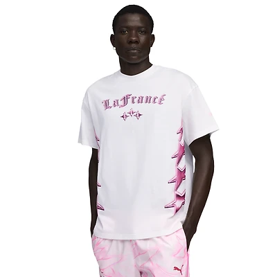 PUMA Lafrance Pink Heem T-Shirt - Men's