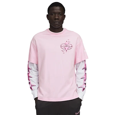 PUMA Lafrance Pink Heem Long Sleeve Tee - Men's