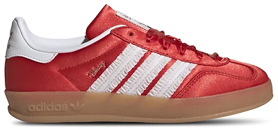 adidas Girls Gazelle Indoor Alice Wonderland - Girls' Grade School Shoes White/Red