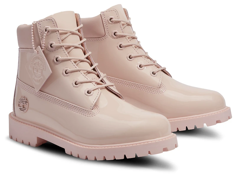 Timberland Premium 6" Waterproof Patent Leather Boots  - Girls' Grade School