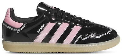 adidas Girls Originals Samba OG - Girls' Grade School Shoes Pink/Black/White