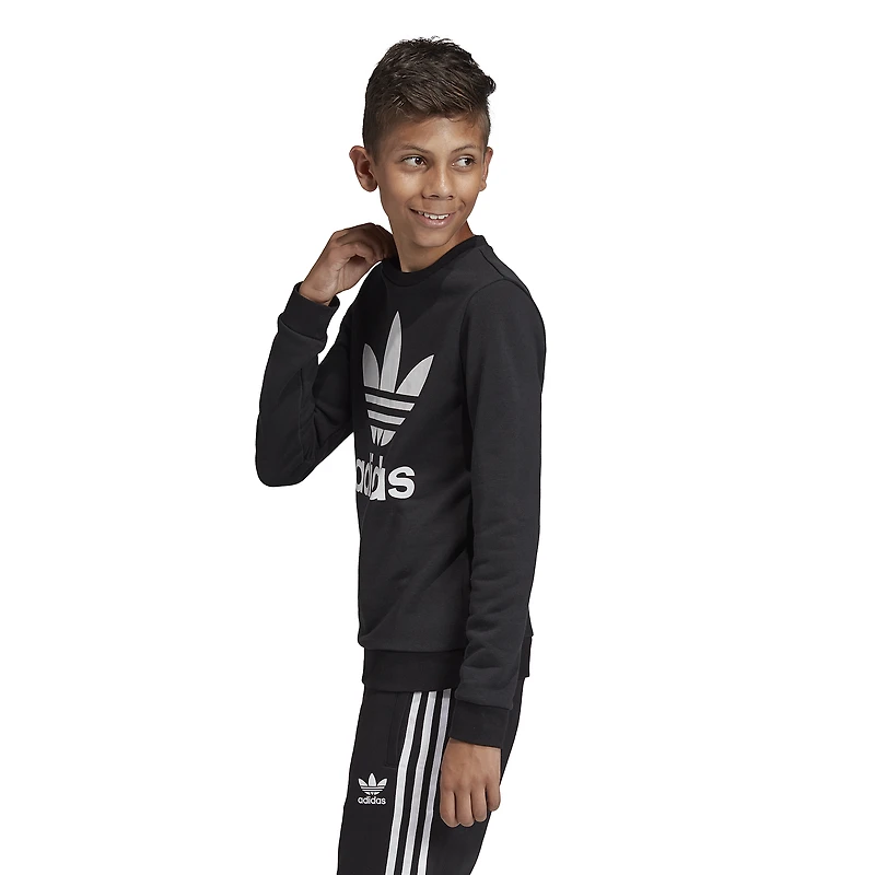 adidas Originals Adicolor Trefoil Crew  - Boys' Grade School