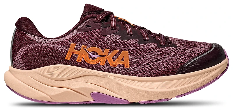 HOKA Girls Rincon 4 - Girls' Grade School Shoes Black Cherry/Classic Mauve