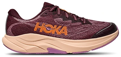 HOKA Girls Rincon 4 - Girls' Grade School Shoes Black Cherry/Classic Mauve
