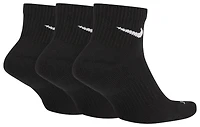 Nike 3 Pack Dri-FIT Plus Quarter Socks - Men's