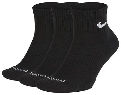 Nike 3 Pack Dri-FIT Plus Quarter Socks - Men's