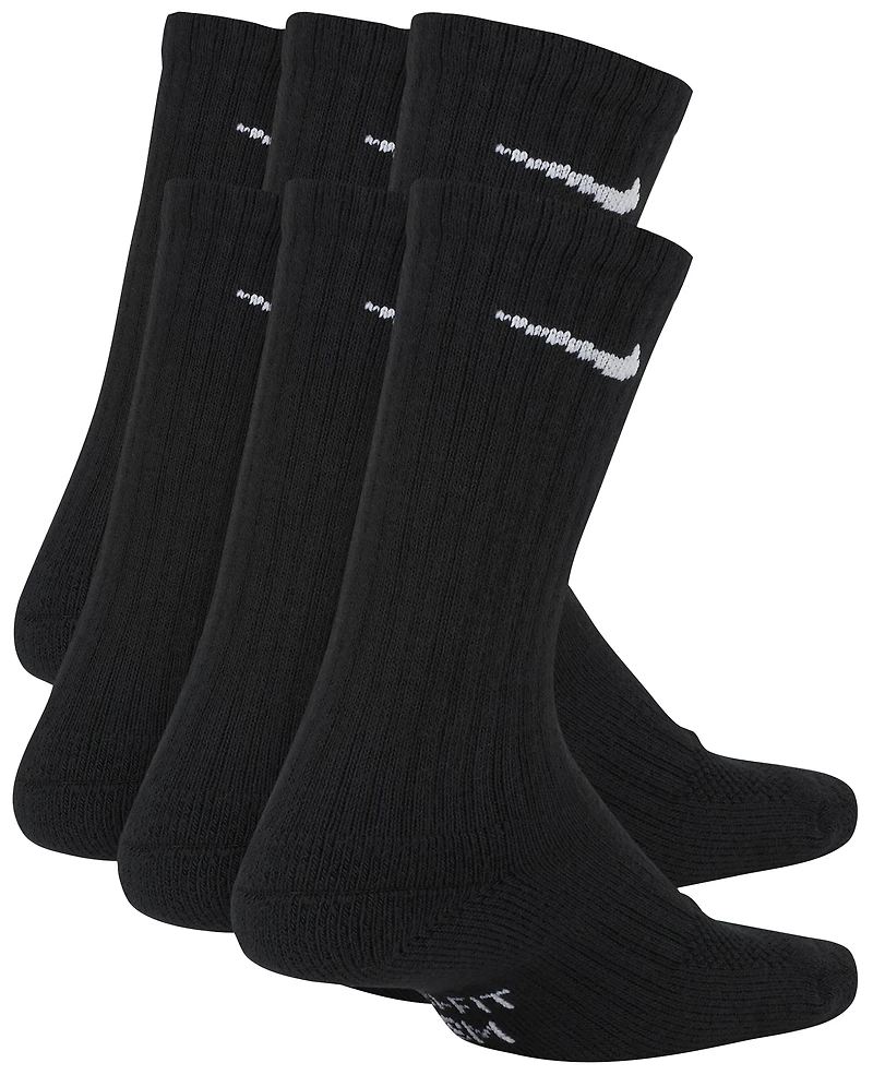 Nike 6 Pack Cushioned Crew Socks - Boys' Grade School