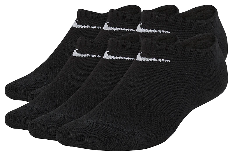 Nike 6 Pack Cushioned No-Show Socks - Boys' Grade School