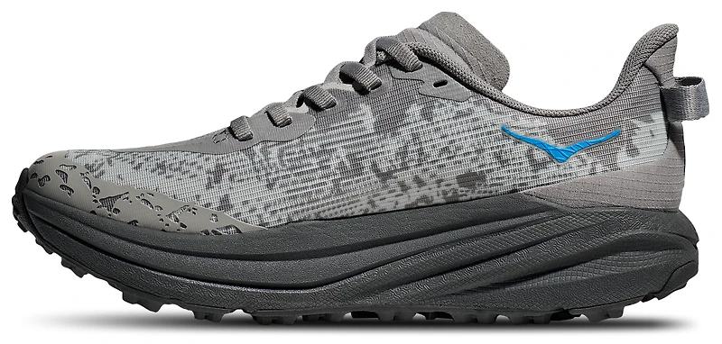 HOKA Girls HOKA Speedgoat 6 - Girls' Grade School Running Shoes Galactic Grey/Blue Size 03.5