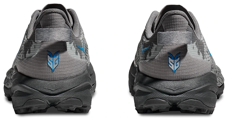HOKA Girls HOKA Speedgoat 6 - Girls' Grade School Running Shoes Galactic Grey/Blue Size 03.5