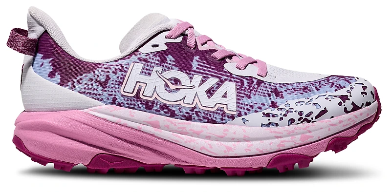 HOKA Girls Speedgoat 6 - Girls' Grade School Running Shoes Starlight Glow/Lupine